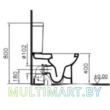 Унитаз Vitra S20 9800B003-7204 картинка 4